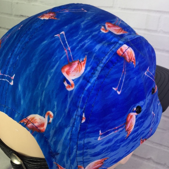 Brooklyn Zoo Flamingo Streetwear Strapback Hat - Picture 5 of 8